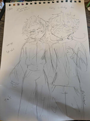 [2025] art by my sister for my birthday [11/09]